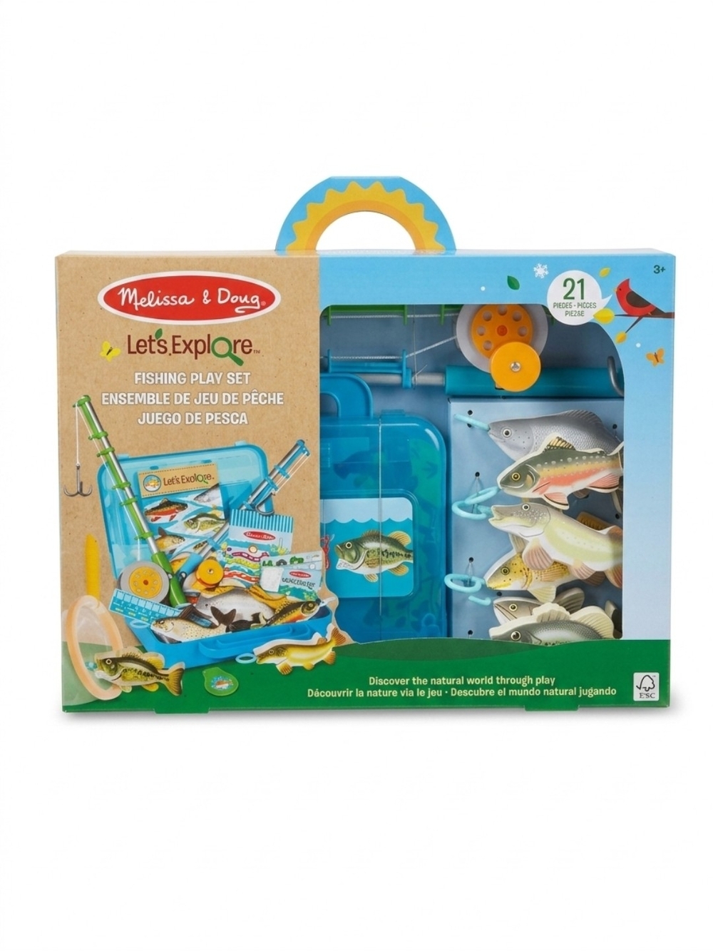 Melissa & Doug Let's Explore Fishing Play Set Fishing Play Set Learning Toy